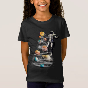 Jul i Space Solar System Astronaut Invati T Shirt