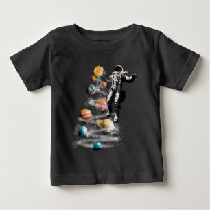 Jul i Space Solar System Astronaut Invati T Shirt