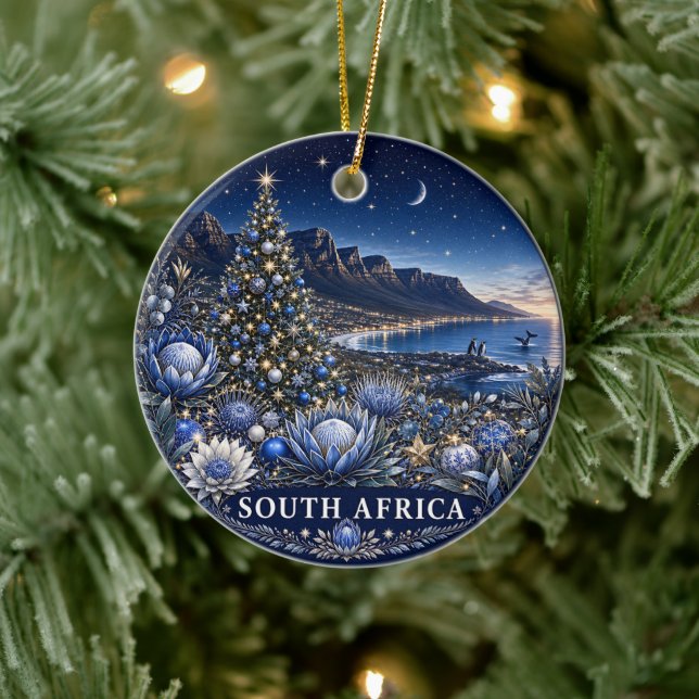 Jul i Sydafrika Vacker souvenir Julgransprydnad Keramik (Träd)