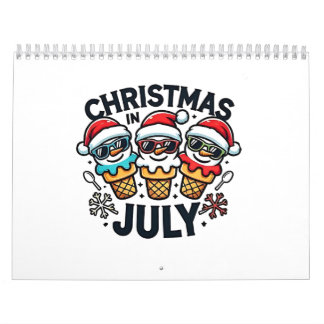 Jul i USA:s självständighetsdag 4 juli Glass Kalender
