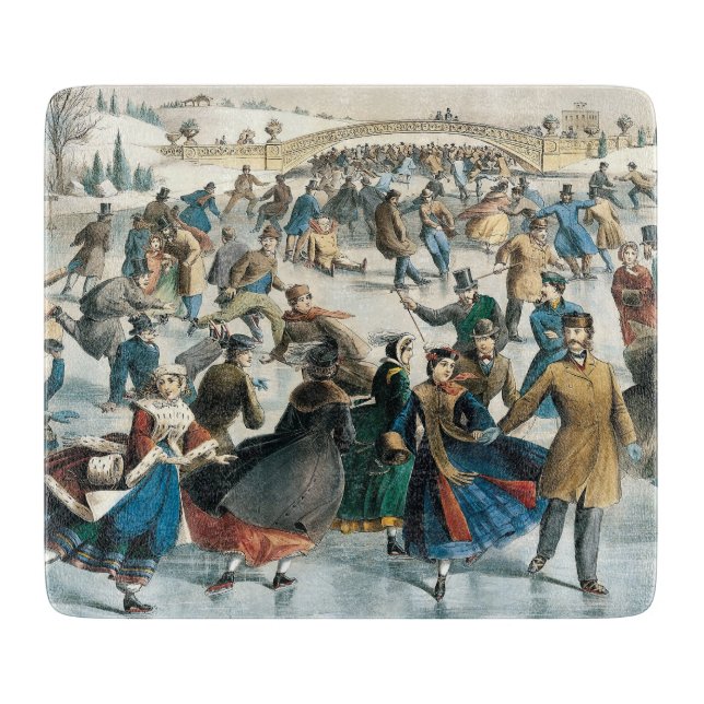 Jul i Victoria- eran Central Park Currier & Ives (Framsidan)