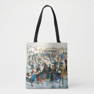 Jul i Victoria- eran Central Park Currier & Ives Tygkasse