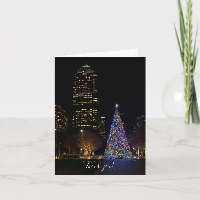 Jul i Warren Park Natt Tack för ditt kort (Framsida)