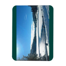 Jul i Yellowstone Photo Magnet