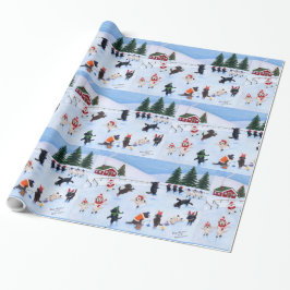 Jul Ice Skating Labradors Presentpapper