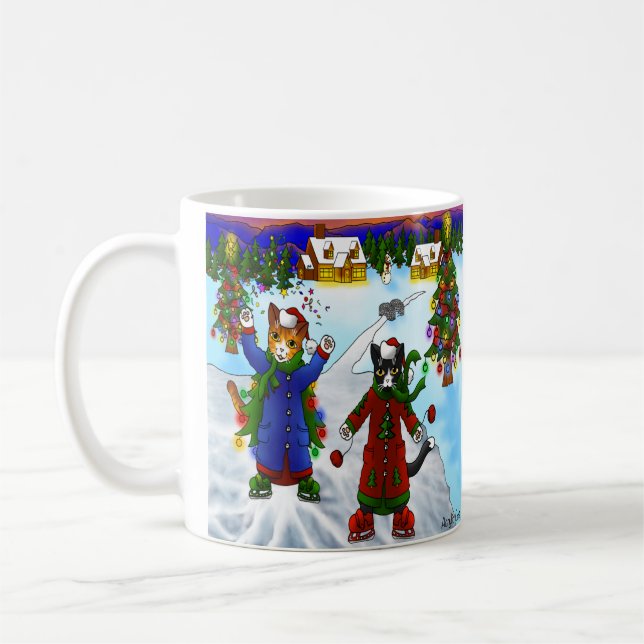 Jul Ice Skatter V2 Kaffemugg (Vänster)