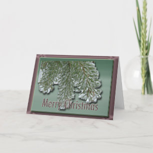 Jul Iced Arborvitae Helgkort