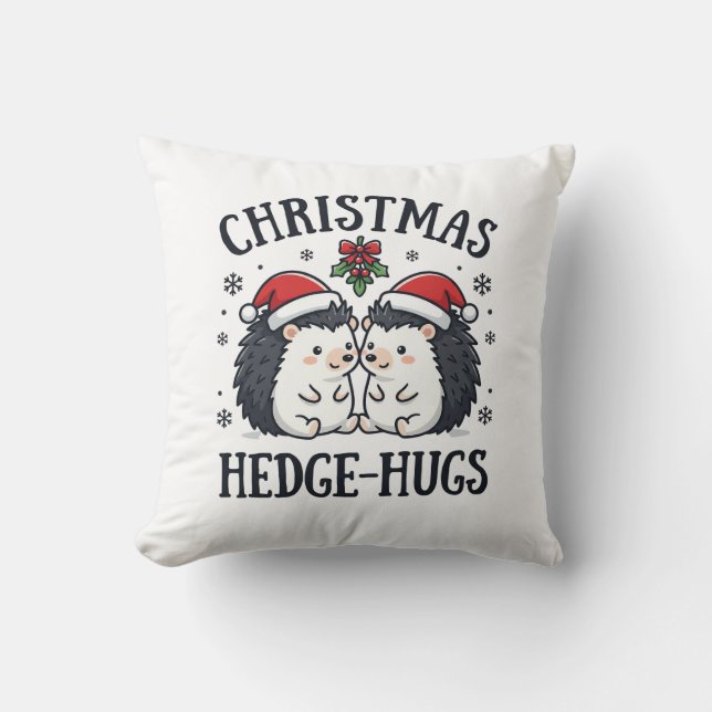Jul Igel-Kram Cuteness Igel Jul Design Kudde (Framsida)