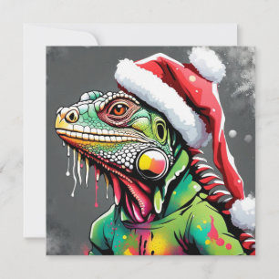 Jul Iguana Julkort