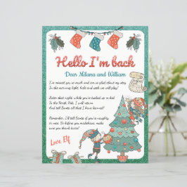 Jul-inbjudan till Elf Return-Brev