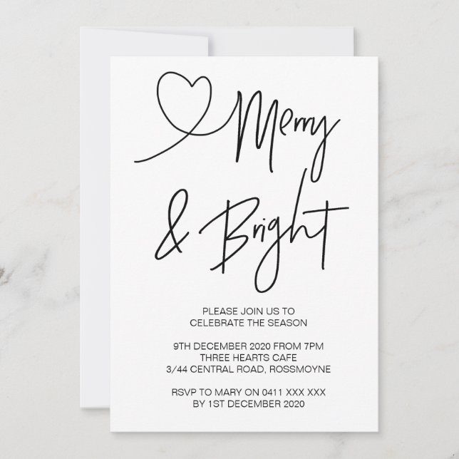 Jul-inbjudan till Firande, jul Party Inbjudningar (Framsida)