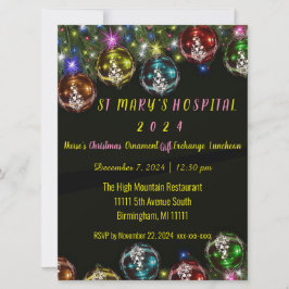 Jul-inbjudan till Gift-utbyte 6,5 x 8,7 Julkort