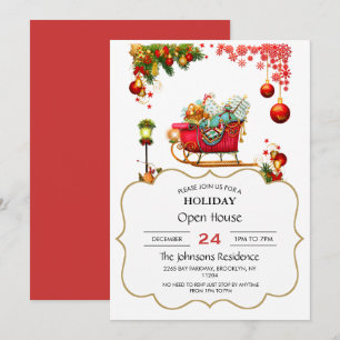 Jul Inslag Inbjudningar