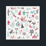 Jul Inslag Pappersservett<br><div class="desc">Festive Blue,  Red and Brown God Jul inslag dekorerar dessa God jul napkins. De här mönstrade pappra blöjorna är underbara för en jul party,  julfest,  kontor party,  jul,  julmiddag,  kakepaus,  kakaväxling,  kontors-party,  kontorsprogram,  julfest,  kyrka,  skola,  kontor-party osv..</div>