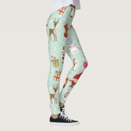Jul Inslag Reindeer Elves Leggings