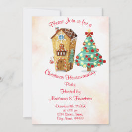 Jul Invitation till husvärmningsparty Inbjudningar