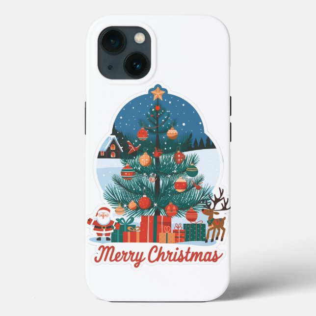 Jul iPhone 13 Fodral: Festive/iPad case (Baksida)