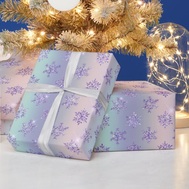 Jul Iridescent Glamour Lyx  Presentpapper (Helgdagar)
