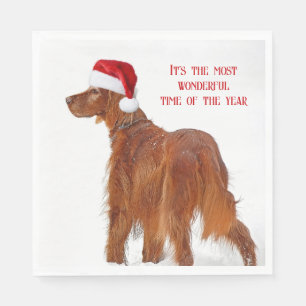 Jul Irish Setter Pappersservett