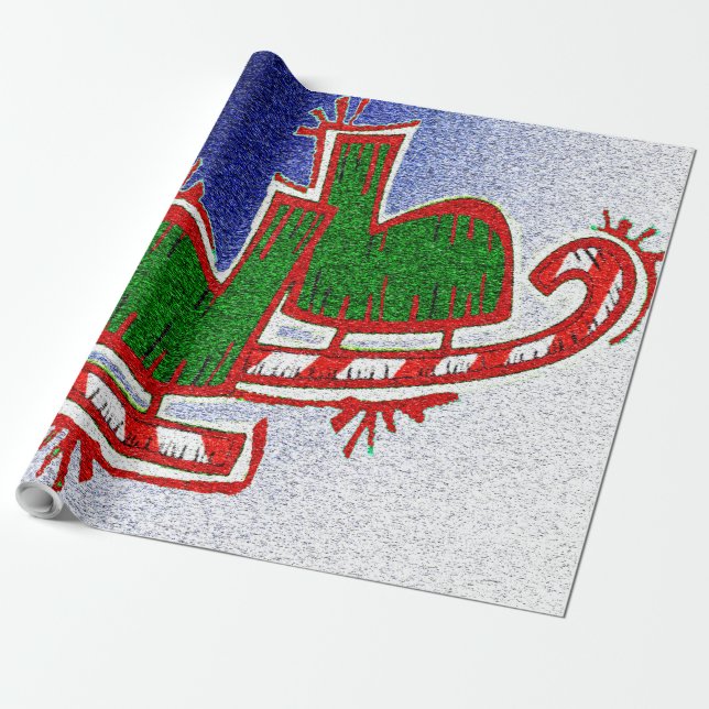 Jul ishockeyskridskor - presentpapper (Utrullad)