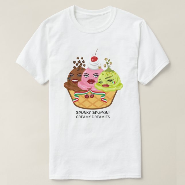 Jul italiensk spänstig Spumoni! T-Shirt (Design framsida)