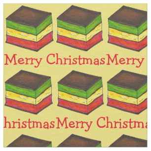 Jul Italienska regnbågen (7 Lagrar) Cookie Fabric Tyg