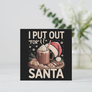 Jul Jag Lämnar Ut Till Tomten Mjölk Kakor Roligt Julkort