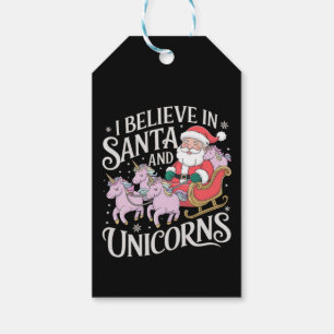 Jul, jag tror på Santa och Unicorns Julafton Presentetikett