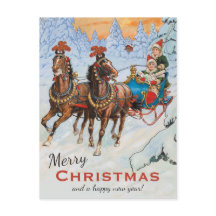 Jul Jenny Nyström Livligt sleigh ride CC0079