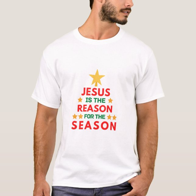 Jul Jesus är anledningen till säsongen T Shirt (Framsida)