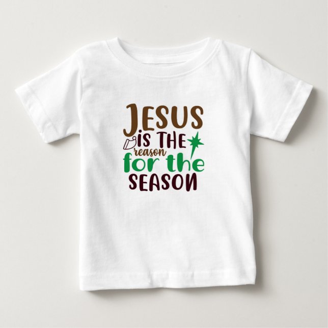 Jul Jesus är anledningen till säsongen T Shirt (Framsida)