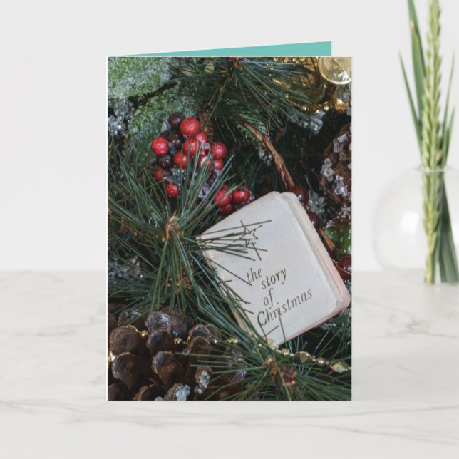 Jul Jesus är född Julafton Helgkort (Framsida)