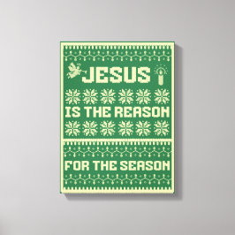 Jul Jesus är orsaken till säsongen Canvastryck