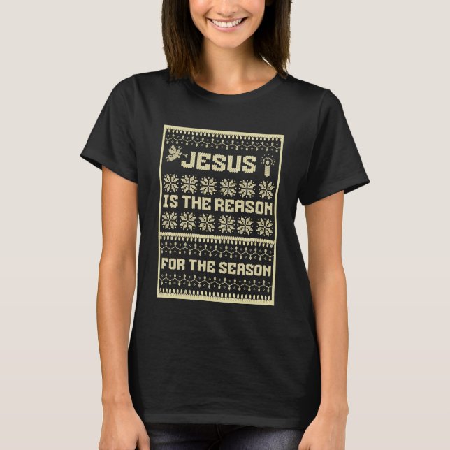 Jul Jesus är orsaken till säsongen T Shirt (Framsida)