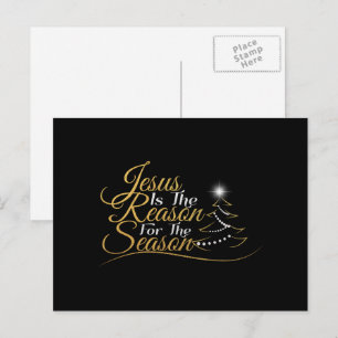 Jul Jesus är orsaken till säsongen Vykort