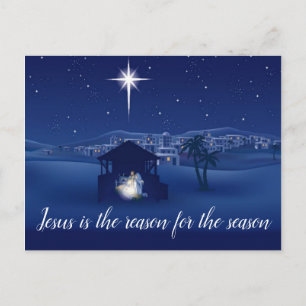 Jul Jesus är orsaken vykort