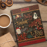 Jul Jesus Frosty Rudolph Santa Quote Anteckningsbok<br><div class="desc">Personligens inspirerande julklapp - en roligt och en snygg bärbar för barn eller vuxna. Den här bärbara datorn med personligen är perfekt att anpassa för alla typer av användor. En underbar presentidé som de faktiskt kommer att ge kärlek och använda. Behålla av listor över helgdag, dekoration av idéer, nedläggning av...</div>