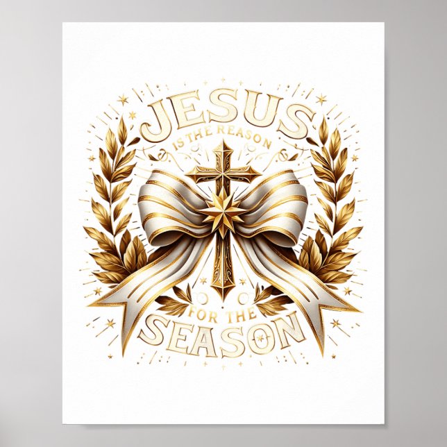 Jul Jesus Kristus är orsaken till Poster (Framsidan)