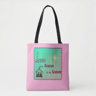 Jul Jesus Orsak till Season Tote Bag. Tygkasse