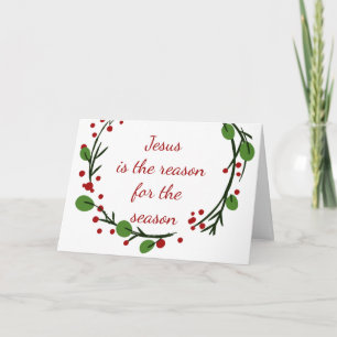 Jul Jesus Reason för säsongen Christian Kort
