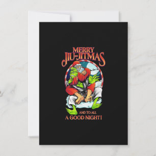 jul Jiu Jitsu Merry Jiu jitmas Inbjudningar