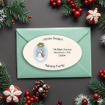 Jul Jolly Snögubbe Anpassningsbar<br><div class="desc">Skicka årshälsningar med hjälp av en elegant som illustrerar snögubbe med uppgifter om holly och candy cane,  som finns i en bra snöre gräns. Anpassa för att göra din helgdag ljusare.</div>