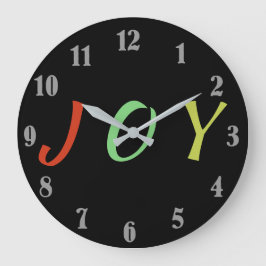Jul Joy Clock Stor Klocka