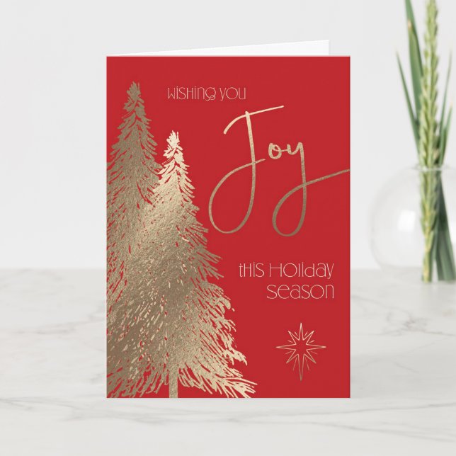 Jul Joy den här Julhelgen Kort (Framsida)