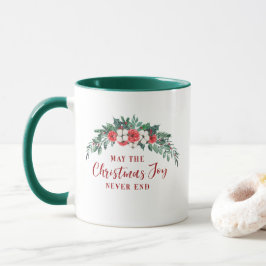 Jul Joy Evergreen Bouquet Helgdag Coffee Mugg