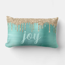 Jul Joy Glitter Drips Teal Metallic
