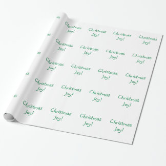 Jul Joy Helgdag Grönt-teckensnitt Presentpapper