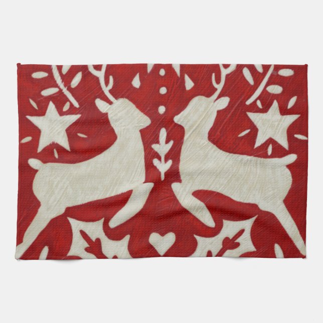 Jul Joy I Kökshandduk (Horisontell)