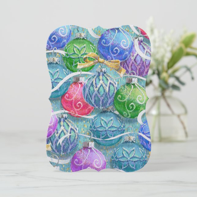 Jul Joy Julkort Tack Kort (Stående Fram)