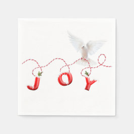 Jul Joy med White Dove Pappersservett